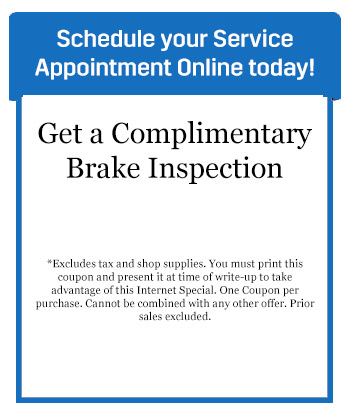 Complimentary Brake Inspection